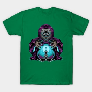 human skull with a candle T-Shirt